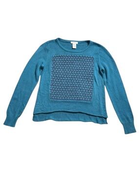 Sundance Crochet Knit Silk Blend Sweater size S